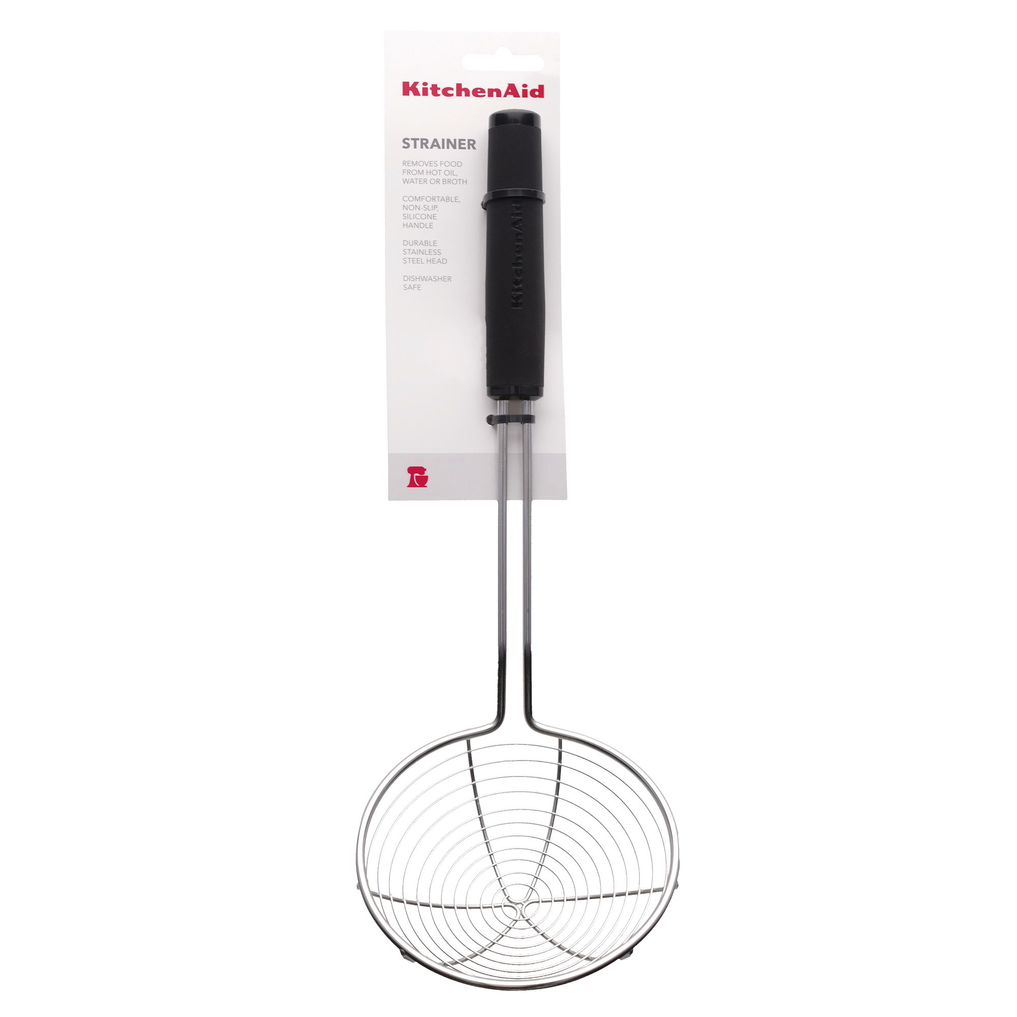 KitchenAid Soft Touch Wire Strainer Black